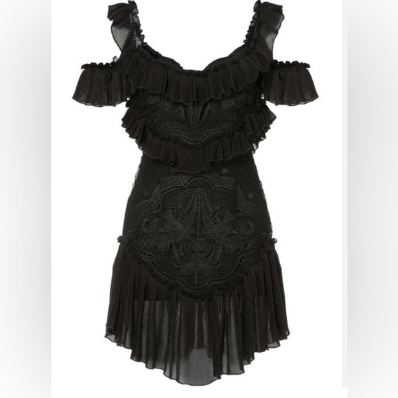 Alice McCall Black Ruffle Dress - Picture 3 of 7